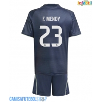 Camisa de time de futebol Real Madrid Ferland Mendy #23 Replicas 2º Equipamento Infantil 2025-26 Manga Curta (+ Calças curtas)
